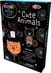 Set uitwisbare en spiraaltekeningen – vrolijke dieren