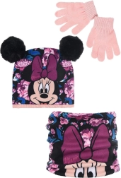 Minnie muts, col en handschoenen