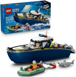 Lego City politieboot – achtervolging op zee