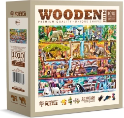 WOODEN CITY Houten puzzel Geweldige dierenwereld 1010 stukjes
