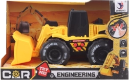 Bouwvoertuig graaflaadmachine op batterijen