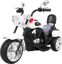 Kinder elektrische driewieler Chopper NightBike – Wit