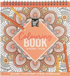 Kleurboek met ringband 21x20 cm