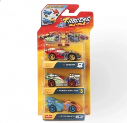 T-Racers Mix 'N Race auto's 3 stuks