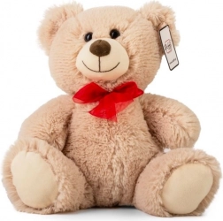 Pluchen teddybeer lichtbruin 28 cm