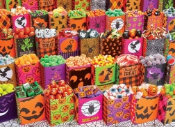 COBBLE HILL Puzzel Halloween Snoepjes 500 Stukken