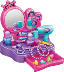 Cosmetische tafel met accessoires voor kinderen