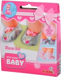 Pasgeboren schoenenset voor poppen
