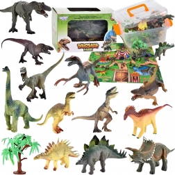 Woopie set dinosauruspark – figuren met speelmat en accessoires, 23 st.