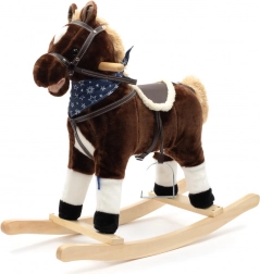 Schommelpaard met melodie en sjaaltje Baby Mix