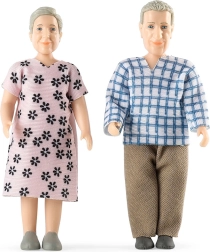 Figurenset voor Lundby poppenhuis – oma en opa Charlie