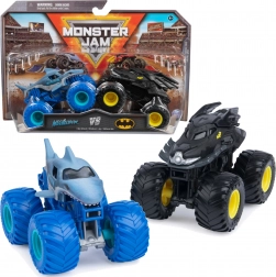 Monster Jam set van 2 monstertrucks 1:64 Megalodon vs Batman