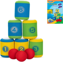 Gooi-spel Blikjes omgooien – familievreugde voor kinderen en volwassenen