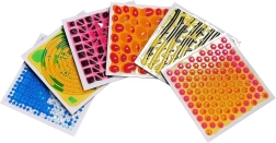 TULLO Getextureerde vloeibare matten 6 stuks