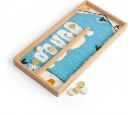 Bigjigs Toys houten puck-ijsspel