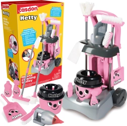 Casdon Hetty deluxe schoonmaakkar met stofzuiger en mop voor kinderen