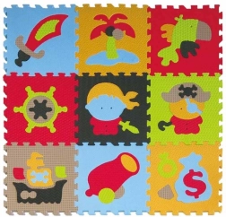 Baby Great foam puzzel piraten 30 × 30 cm