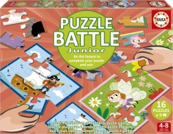 Educa puzzel fantasiegevecht 16×9 stukjes