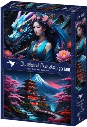 Puzzel Geest van Japan 2x500 stukjes