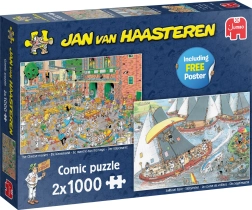 Puzzel JUMBO Jan van Haasteren – Hollandse tradities 2×1000 stukjes