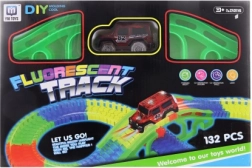 Baan met batterijauto