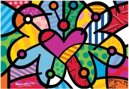 Bluebird puzzel hartvormige vlinder 2000 stukjes