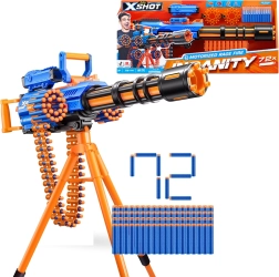 Zuru X-Shot Insanity automatische blaster met statief en 72 pijltjes