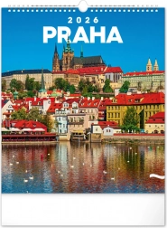 Wandkalender Praag 2026
