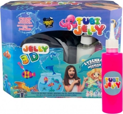 Tubi Jelly – creatieve set 8 kleuren met groot aquarium Zeemeermin