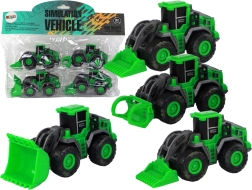 Set van 4 Groene Tractors