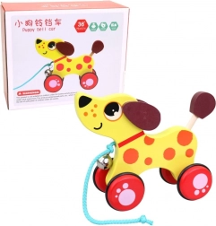 Houten trekhond 17 cm