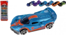 Set van sportautootjes 1:64, 6 stuks, metaal en kunststof, vrijloop