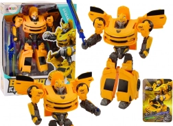 Auto Robot 2-in-1 transformerende sportwagen geel