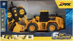 R/C bulldozer 1:24 met functionele bak en afstandsbediening