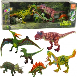 Set van beweegbare dinosaurussen