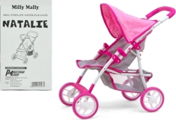 Milly Mally poppenwagen Natalie Prestige Pink