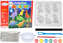 Creatieve set voor het maken van dinosaurusmagneten