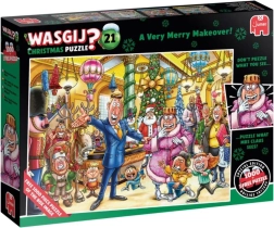 Puzzel JUMBO WASGIJ Christmas 21 – vrolijke kersttransformaties, 2×1000 stukjes