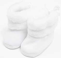New Baby winterlaarsjes voor baby’s wit 0–3 maanden