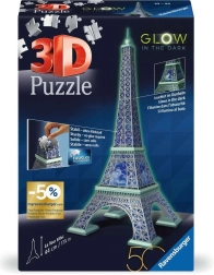 Lichtgevend 3D-puzzel Eiffeltoren – 224 stukjes RAVENSBURGER