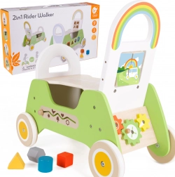 Houten loopwagen 2-in-1 MONTESSORI CLASSIC WORLD