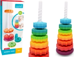 Pirana Roterende Toren Puzzel Regenboog 6 Delen