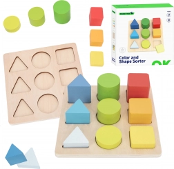 Tooky Toy educatieve puzzel – geometrische vormen
