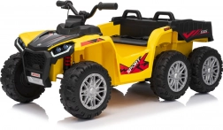 Gele sportieve kinderquad TX ATV