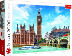 Puzzle 2000 stukjes – Big Ben en Westminsterbrug, Londen – Trefl