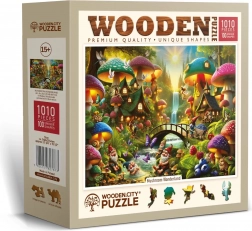 Houten puzzel Wooden City Paddenstoelen Wonderland 1010 stukjes