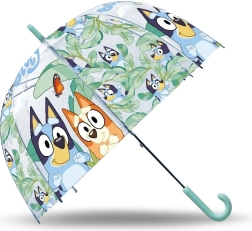 Transparante handmatige paraplu BLUEY 46 cm
