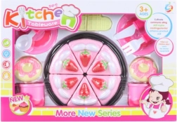 Taart-snijspeelset met servies voor kinderen