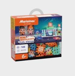Mini Waffle blokken – tankstation, 148 stukjes