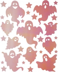 Opstrijkbare kledingstickers Ghosts